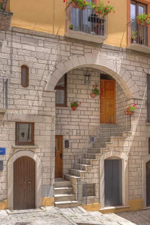 potenza via pretoria vicolo nicola albano foto