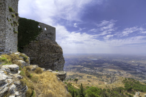Panorama dal Castello di Erice albano nicola fotografo nka.it