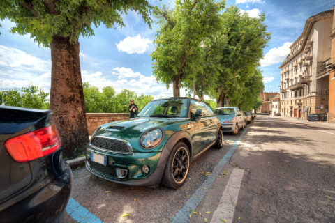 mini cooper s verde perugia albano nicola foto