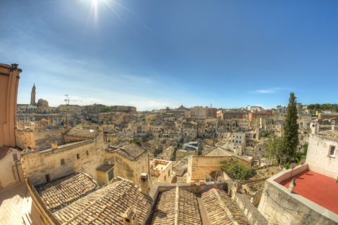 vista dei sassi di matera albano nicola foto