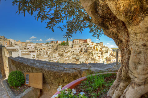 vista dei sassi di matera albano nicola foto