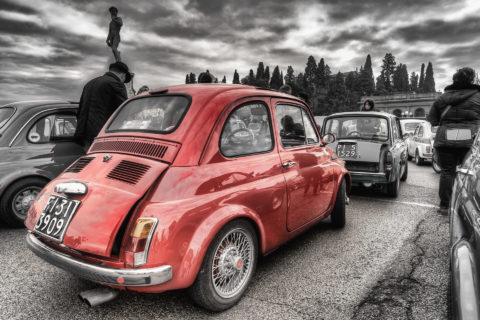 raduno 500 piazzale michelangelo firenze albano nicola foto