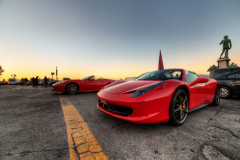 ferrari 458 italia piazzale michelangelo firenze albano nicola foto
